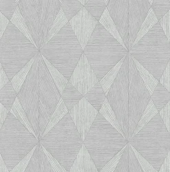 Online Brewster 2896-25333 Intrinsic Grey Textured Geometric Wallpaper