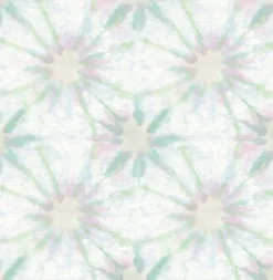 Hot Brewster/ASP Iris Green Shibori Wallpaper