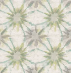 Hot Brewster/ASP Iris Turquoise Shibori Wallpaper