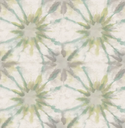 Hot Brewster/ASP Iris Turquoise Shibori Wallpaper
