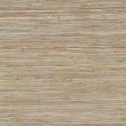 Outlet Brewster Isami Light Blue Grasscloth Wallpaper