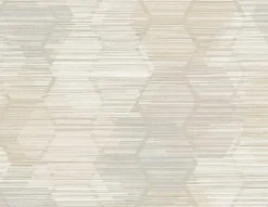 Fashion Brewster/ASP 2949-60507 Jabari Beige Geometric Faux Grasscloth Wallpaper
