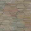 Best Brewster/ASP 2949-60515 Jabari Brown Geometric Faux Grasscloth Wallpaper