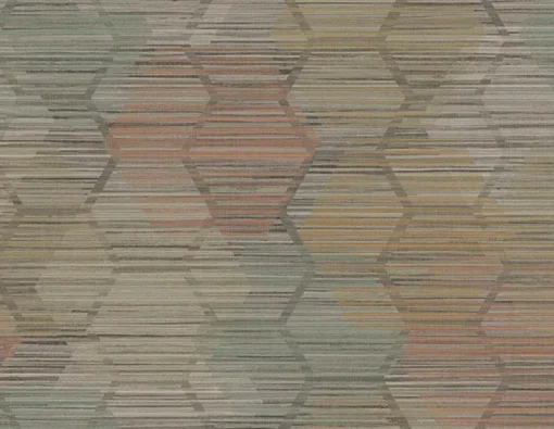 Best Brewster/ASP 2949-60515 Jabari Brown Geometric Faux Grasscloth Wallpaper