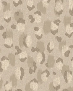 Online Brewster 300541 Javan Taupe Leopard Wallpaper