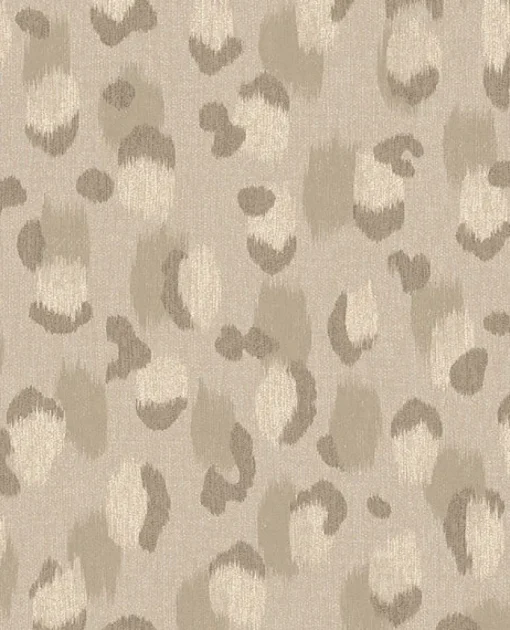 Online Brewster 300541 Javan Taupe Leopard Wallpaper