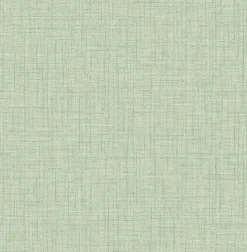 Best Brewster/ASP 2903-25874 Jocelyn Light Green Faux Linen Wallpaper