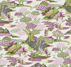 Best Brewster/ASP 2901-87506 Joy De Vie Magenta Toile Wallpaper