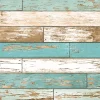 Clearance Brewster 2904-22318 Juda Blue Scrap Wood Wallpaper