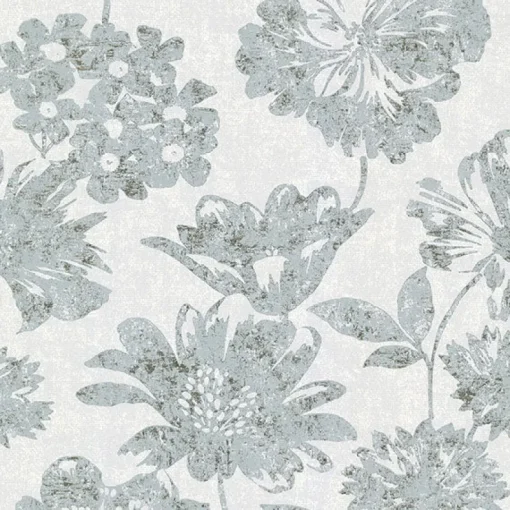 Fashion Brewster/ASP 4019-86458 Kala Light Blue Floral Wallpaper