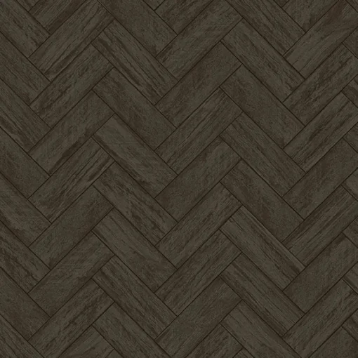 Fashion Brewster 3122-10110 Kaliko Charcoal Wood Herringbone Wallpaper