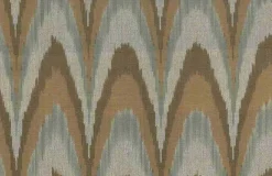 Discount Laura Kiran Kazakh Ikat Wood Fabric