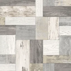 New Brewster/ASP 2922-25383 Keaton Neutral Distressed Wood Wallpaper