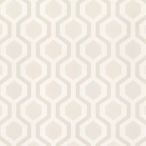 Outlet Brewster Kelso Beige Geometric Wallpaper