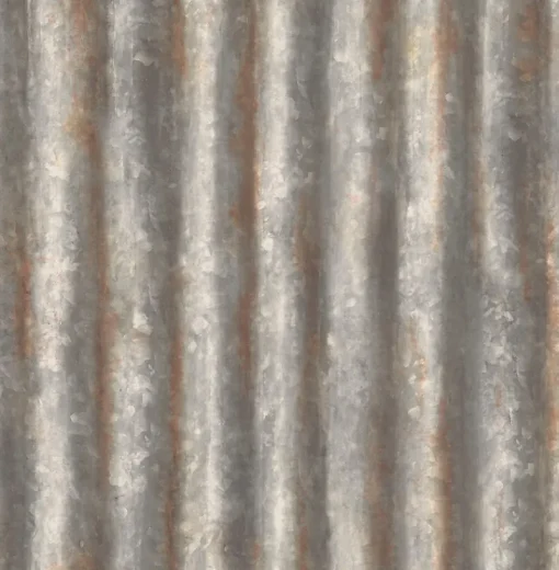 Online Brewster/ASP 2922-22333 Kirkland Charcoal Corrugated Metal Wallpaper