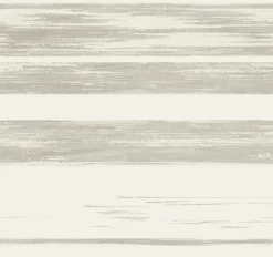 Sale York KT2155 White/Grey Horizontal Dry Brush Wallpaper