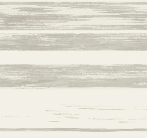 Sale York KT2155 White/Grey Horizontal Dry Brush Wallpaper