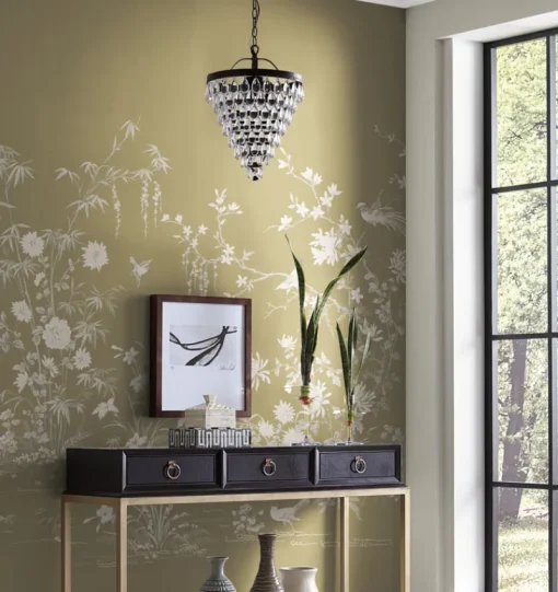 New York KT2263M Brown Flowering Vine Chino Wallpaper Mural