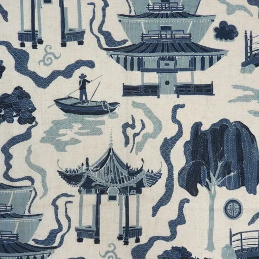 Best Regal Kumano Indigo Fabric