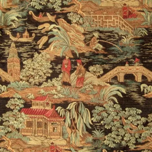 Sale Stock/Regal Kyoto Black Regal Fabric