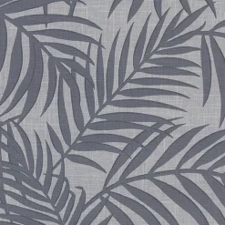 Outlet Brewster 2945-1131 Lanai Pewter Fronds Wallpaper