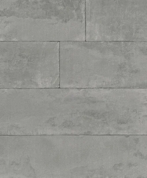 Sale Brewster 4015-426021 Lanier Grey Stone Plank Wallpaper