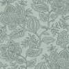 Hot Brewster/ASP 2861-25737 Larkin Green Floral Wallpaper