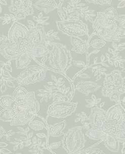 Clearance Brewster/ASP 2861-25736 Larkin Sage Floral Wallpaper