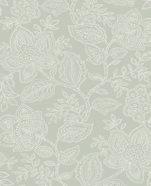 Clearance Brewster/ASP 2861-25736 Larkin Sage Floral Wallpaper