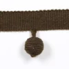 Discount Europatex Le Lin Beaded Fringe Brown Trim