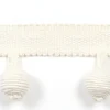 Best Europatex Le Lin Beaded Fringe Cotton Trim