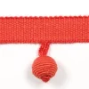 Discount Europatex Le Lin Beaded Fringe Dark Coral Trim