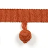 Fashion Europatex Le Lin Beaded Fringe Rust Trim