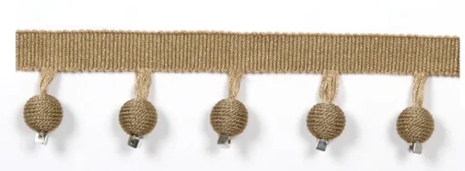 Hot Europatex Le Lin Metalic Beaded Fringe Copper Trim