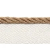 Discount Europatex Le Lin 1/8" Micro Cord Mocha Trim