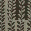 Outlet Laura Kiran Leaf Doublecloth Chocolate Robin's Egg Fabric