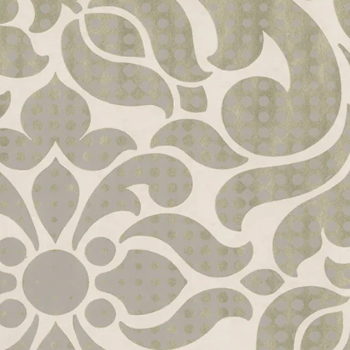 Best Brewster Leanne Gold Metallic Dot Medallion Wallpaper