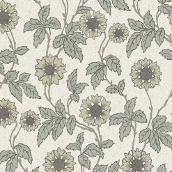 Sale Brewster/ASP 2948-28020 Leilani White Floral Wallpaper