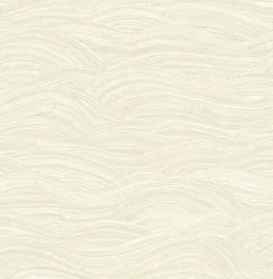 Best Brewster/ASP 2971-86362 Leith Cream Zen Waves Wallpaper