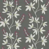 Discount Brewster/ASP 2901-25439 Linnea Elsa Dark Brown Botanical Trail Wallpaper