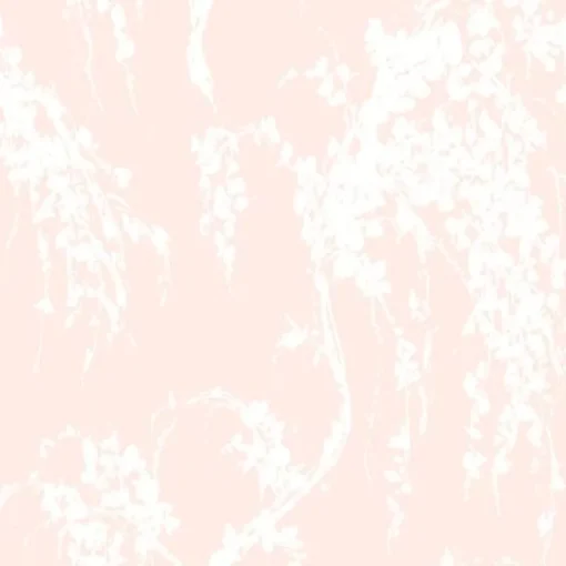 Sale Stock/York LK8306 Pink White Willow Tree York Wallpaper