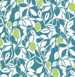Online Brewster/ASP 2969-26026 Loretto Teal Citrus Wallpaper