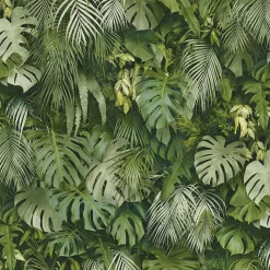 Fashion Brewster 2979-37280-2 Luana Green Tropical Forest Wallpaper