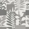 New Brewster 2814-M1383 Hammons Silver Block Botanical Wallpaper