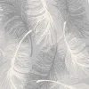 Fashion Brewster 2814-M0923 Hurston Grey Feather Wallpaper