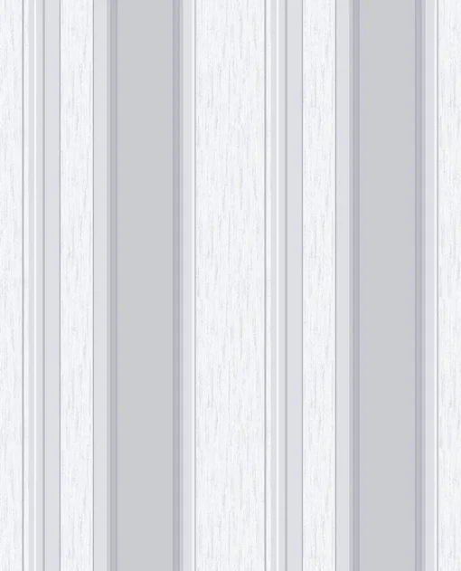 Outlet Brewster 2834-M0853 Mirabelle Silver Stripe Wallpaper