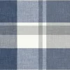 Sale Brewster/ASP 2927-81102 Madaket Indigo Plaid Wallpaper
