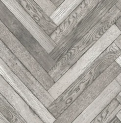 Outlet Brewster 2766-23755 Mammoth Light Grey Diagonal Wood Wallpaper