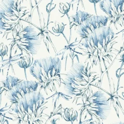 Sale Brewster/ASP 2973-90403 Mariell Blue Dragonfly Wallpaper
