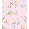 New Brewster 375082 Marit Light Pink Bird Wallpaper